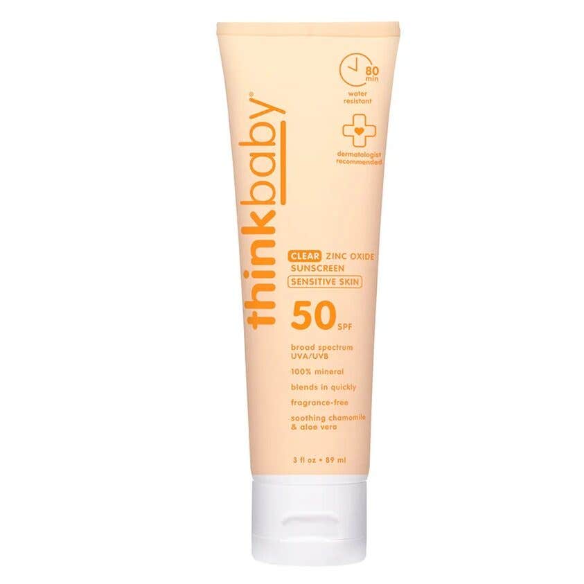 Thinkbaby Clear Zinc Oxide Sunscreen 50 SPF
